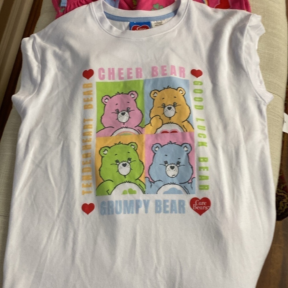 Care Bears Ladies 2-Piece Pajama Set Small NWT - Picture 2 of 7